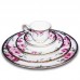 Royal Elbert Shape With Gold Plated Bone China Dinner Set 32 pcs.  